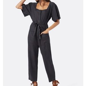 Joie Black Linen Jumpsuit Size XS NWT